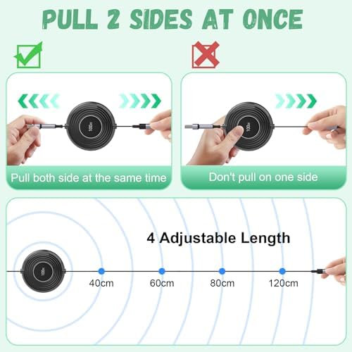 Ultimate 100 W 5-in-1 Retractable Charging Cable – Versatile Fast Charging Solution for i Phone, i Pad, and Apple Watch | USB A/Type C to Lightning & USB C Compatibility | Compact 4 FT Design for Travel Convenience | Durable High-Speed Multi-Device Cord for Everyday Use