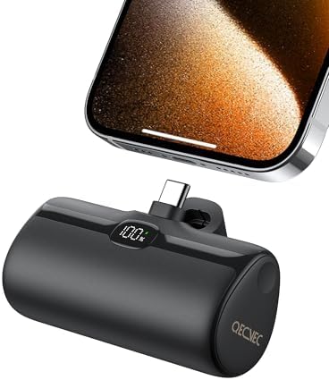 Ultra-Compact 5000 m Ah Mini Power Bank – 20 W Fast Charging Portable Charger for i Phone & Android – Lightweight Travel Essential with PD Compatibility & Smart Protection – Perfect for Short Trips, Camping, and Everyday Use