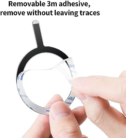 Mag Safe Sticker 2 Pack – Universal Magnetic Charging Ring for i Phone & Galaxy Devices – Elegant Mirror Blue Design for Enhanced Fast Charging – Effortless Wireless Compatibility for Busy Lifestyles – Durable, Lightweight, Residue-Free Application
