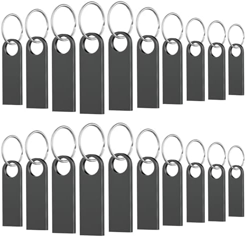 Wooolken 5 Pack Sleek Metal 64 GB USB Flash Drives – Durable USB 2.0 Memory Sticks with Keychain for Effortless Data Storage and Transfer on PC & Laptop – Perfect for Professionals and Students