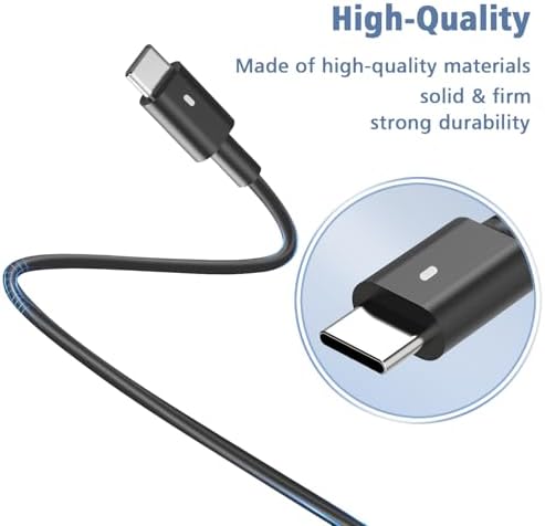 Premium 90 W USB-C Laptop Charger for DELL – Efficient Replacement for Latitude, XPS & Chromebook Series – Rapid Charging Solution with Advanced Safety Features – Compact & Travel-Friendly Design – Certified for Safety and Performance (CE/FCC/ROHS) – Backed by 30-Day Money-Back Guarantee and 1-Year Repair Service – Versatile Compatibility with Multiple Models – Smart Chip Technology for Optimal Charging Efficiency – Ideal for Home, Office, and On-the-Go Use – Durable Construction for Long-Lasting Reliability – Experience Enhanced Power Supply with Minimal Heat Generation – The Perfect Companion for Your DELL Devices