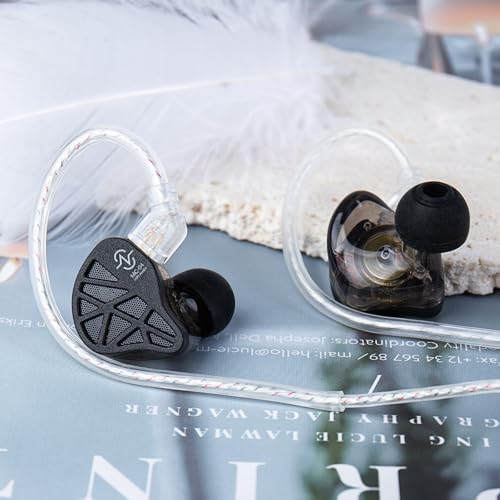 CCZ Nocturne Hybrid Driver IEM Earbuds – Superior Bass-Enhanced Wired Monitors for Immersive Gaming & Studio Excellence with Integrated Mic – Ergonomically Engineered for Musicians & Gamers – Unmatched Audio Precision & Comfort. Experience a revolutionary soundscape with our innovative hybrid driver technology featuring 1 Dynamic and 1 Balanced Armature Driver, delivering an extraordinary audio experience that combines lush bass and crystal-clear highs. Designed for prolonged wear, these earbuds ensure comfort during lengthy sessions, making them ideal for both professional studio work and intense gaming marathons. The built-in microphone facilitates seamless communication, enhancing your gaming and recording capabilities. Compatible with a wide range of devices, the CCZ Nocturne earbuds redefine auditory engagement, ensuring each note resonates with clarity and depth. Crafted from durable materials for longevity, these earbuds promise to elevate your listening experience while enduring the rigors of daily use. Discover the ultimate combination of quality and comfort with CCZ Nocturne, where every beat is a masterpiece.