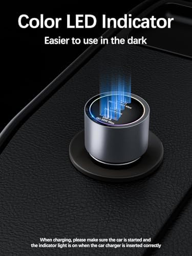 175 W Ultra-Fast Car Charger Adapter – Multi-Device Super Charging Hub for i Phone 16/15/14 Max, Samsung Galaxy S24/23/22, i Pad, Mac Book Pro/Air, and USB-C Laptops – Advanced PD3.1, 140 W Power Delivery, and Intelligent PPS Technology for Rapid Charging on the Go