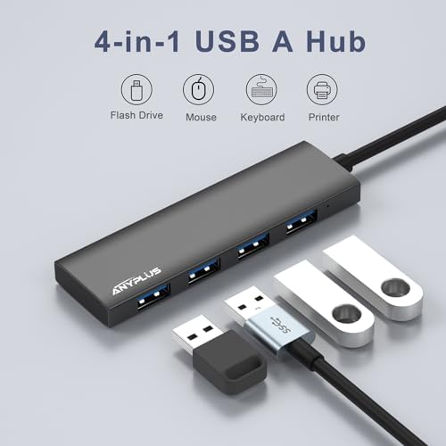 Unlock Seamless Device Connectivity with Our Compact 2 ft USB 3.0 Hub & Multiport Splitter – High-Speed Adapter for Laptops, PCs, i Macs & More – Effortlessly Connect Multiple Devices for Enhanced Productivity on the Go!