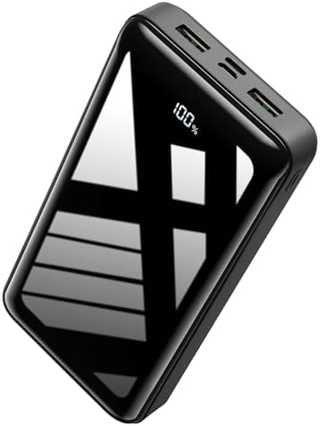 High-Capacity 50,000 m Ah Portable Charger Power Bank – 22.5 W Fast Charging Battery Pack with USB-C Quick Charge, 3 Outputs & 2 Inputs, LED Display for i Phone 16/15/14/13, Samsung & Android Devices – Ultimate Travel Companion for All-Day Power