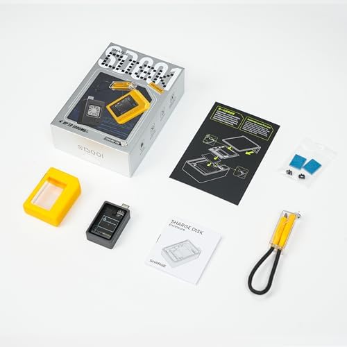 Ultra-Fast Disk M.2 NVMe SSD Enclosure with Active Cooling Technology – 10 Gbps USB-C 3.2 Gen2 Reader for M Keys & 2230 SSDs – Stylish Yellow Design for Optimal Performance and Enhanced Durability