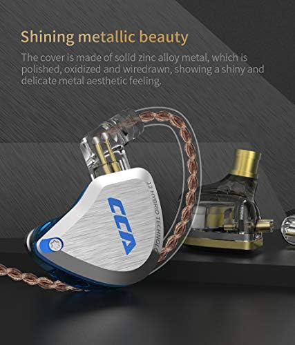 Elevate Your Sound Experience with CCA C10 Hybrid IEM Earphones – 4 BA + 1 DD Configuration for Unmatched Audio Clarity, Detachable Cable for Customization, and Built-in Microphone for Gaming & Calls – Stylish Purple Design for Musicians and Gamers Alike!