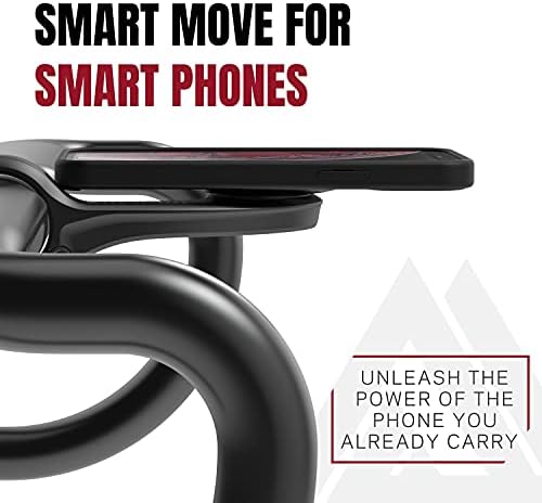 KOM Cycling Edge Universal Smartphone Mount Adapter – Securely Attach Your Device to Any Bike with Innovative Quarter-Turn Design for Effortless Navigation and Music Control – Durable Adhesive Compatibility for All Cycling Enthusiasts