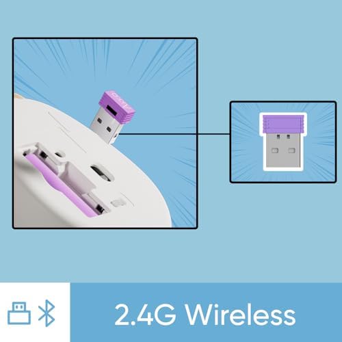 Akko Cat Theme Pink Wireless Gaming Mouse – Tri-Mode Connectivity for Seamless Use Across Devices, Adorable Cartoon Design for Enhanced Aesthetic, Ergonomic & Lightweight for Extended Comfort, Ideal for Mac & Windows Users – Elevate Your Gaming Experience with Style!