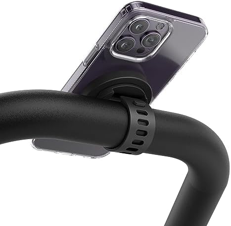 Elevate Your Fitness Routine with the ENCASED Grip-X Magnetic Bar Mount – Premium Mag Safe-Compatible Phone Holder for i Phone 13, 14, 15, and 16 Series – Perfect for Gym, Home Workouts, and Stroller Use – Secure, Hands-Free Access for Music and Fitness Apps – Durable Design for Active Lifestyles