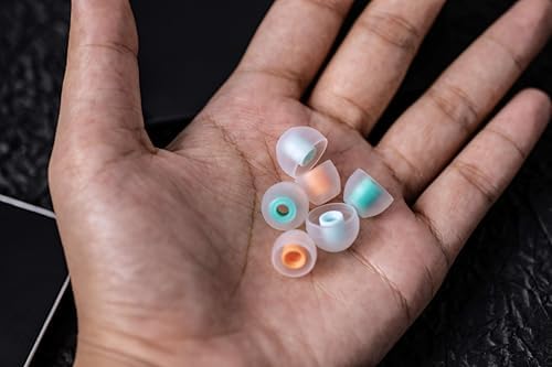 Transform Your Audio Experience with DUNU Candy Silicone Eartips – Precision Engineered for Comfort and Noise Isolation, Available in S/M/L Sizes, Perfectly Compatible with 4.6 mm to 5.5 mm Nozzles – Enhance Sound Quality and Enjoy Extended Listening Sessions with High-Quality Silicone Earphone Accessories