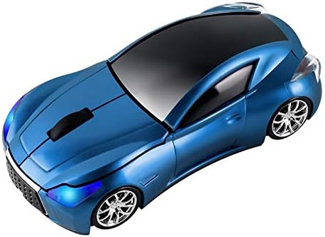 Sleek Yellow Wireless Car Mouse – Cool Sports Car Design for Enhanced Precision with 1600 DPI Optical Technology | Lightweight & Portable USB Receiver Mouse for Laptops, PCs, and Travel | Perfect Gift for Tech Lovers and Professionals