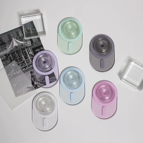 Sleek Translucent Green Oval Magnetic Phone Grip – Ultra-Lightweight & Mag Safe Compatible Accessory for Enhanced Smartphone Functionality and Modern Aesthetic