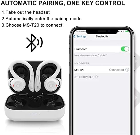 Ultimate Green Wireless Earbuds with Earhooks – Bluetooth 5.1 Noise Cancelling Sports Headphones, Waterproof Design for Secure Fit During Workouts, Compact Earphones for Enhanced Sound Quality and Durability