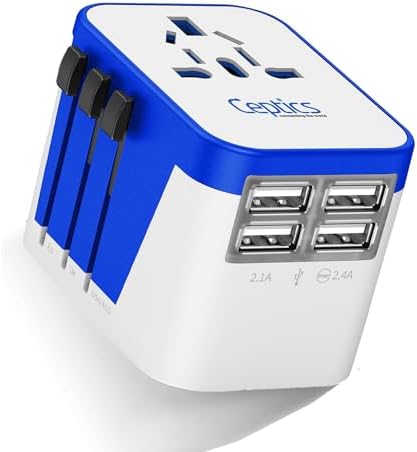 Ultimate Compact Travel Power Adapter for UK & Ireland – Dual USB & USB-C Fast Charger with 3.1 A Output – Type G Plug Converter for Seamless Global Connectivity in Hong Kong, England, Dubai, and Saudi Arabia – Safe, Efficient Design for Smart Travelers
