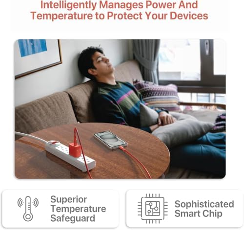 BLACK+DECKER 38 W Dual-Port Fast Charging Wall Adapter – Compact USB-C & Type C Quick Charge Power Supply with Qualcomm QC 3.0 – Perfect for Home, Office & Travel – Versatile PD Charger for Smartphones, Tablets & More