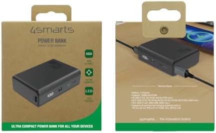 High-Speed 45 W Portable Power Bank – 10,000 m Ah Compact Charger with Dual USB-C Ports for i Phone 15, Samsung Galaxy S24/23/22, i Pad, Mac Book & More – Ultimate Travel Solution with Rapid Charging Technology