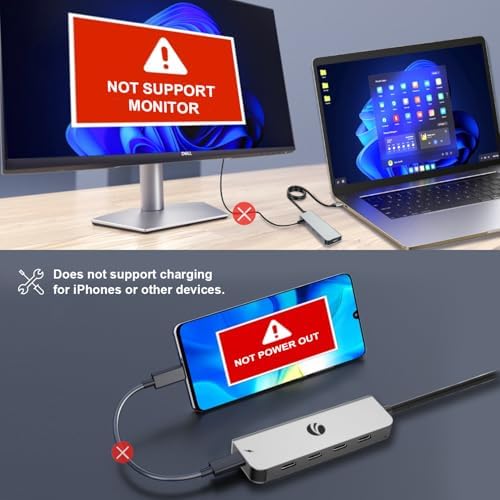Unlock Ultimate Connectivity with the VCOM 10 Gbps USB C Hub: 5-Port Multiport Adapter Featuring 100 W Power Delivery for Lightning-Fast Charging and Data Transfer – Perfectly Designed for Mac Book Pro, Surface Pro, Dell, and HP Users – Ideal Portable Solution for Busy Professionals on the Move