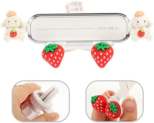 Charming Rabbit-Themed Air Vent Phone Holder for Vehicles – Universal Silicone Phone Cradle with Enhanced Magnetic Grip for Optimal Security – Perfect for Hands-Free Navigation and Stylish Interior Decor