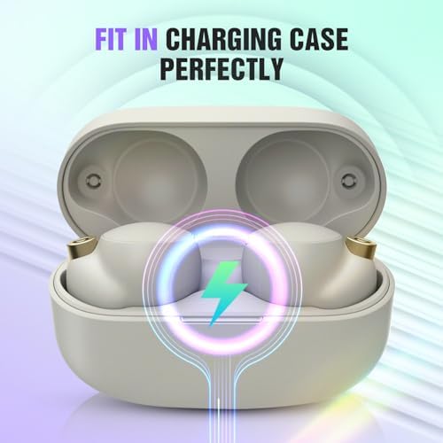 Ultimate Comfort Memory Foam Ear Tips for Sony WF-1000 XM4, XM3, WF-C500, WF-C700 N, Link Buds S – Anti-Slip Noise Cancellation Upgrade in Mixed Sizes (Black) for Enhanced Audio Performance and Secure Fit