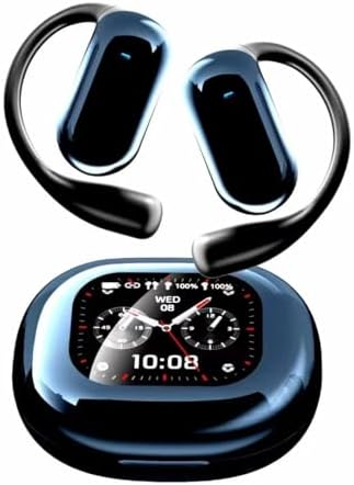 Q16 S Pro Wireless Translation Earbuds – Advanced Bluetooth 5.4 Headphones with 70-Hour Playtime, IPX5 Waterproof Protection, Ergonomic Sports Design Featuring Secure Ear Hooks, Touch Control for Effortless Use – Ultimate Audio Clarity and Language Translation for Travelers and Fitness Enthusiasts