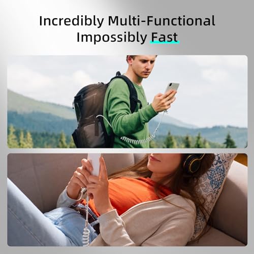Ultimate 4-in-1 USB C Charging Cable – 6.6 Ft High-Power Type C to Type C Charger for i Phone 16/15/14 Pro Plus, i Pad, Mac Book Pro/Air – 240 W Fast Charge & Multi-Device USB-A Compatibility for Seamless Power Solutions