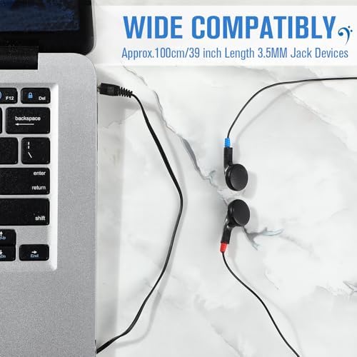 Kanayu 100 Pack Wired Earbuds – Individually Bagged Student Headphones for Classrooms, Premium Sound Quality for Learning and Entertainment, Lightweight and Durable Design for Kids and Adults, Compatible with Laptops and Tablets, Hygienic Audio Access for Educational Environments