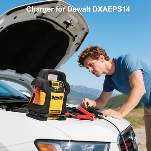 Dependable 15 V AC Charger for Dewalt Tools – Fast Charging Solution for Jump Starters & Air Compressors with Safety Features and Portability Advantages