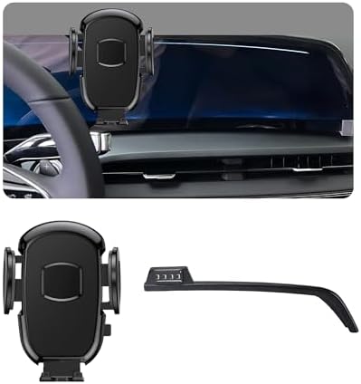 Car Phone Holder Fits for Cadillac Lyriq 2023-2025/CT5 2025 /XT4 2024 2025[Only fits for 33 inch Screen],Car Phone Mount Snugly fit Dashboard, Fits 4.7-7 inch Phones,360°, Easy to Install – Enhanced Compatibility and Speed