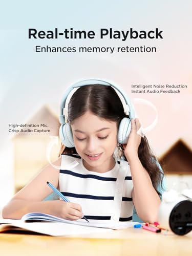 Elevate Your Child’s Audio Adventure with 1 MORE HQ20 Sono Flow Mini Wireless Bluetooth Headphones – Safe Volume Control, 65-Hour Battery Life, Comfortable Over-Ear Design & Built-in Microphone for Seamless Android & i OS Compatibility (Black) – The Ultimate Choice for Young Audiophiles Seeking Quality and Comfort