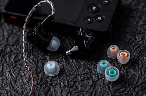 Transform Your Audio Experience with DUNU Candy Silicone Eartips – Precision Engineered for Comfort and Noise Isolation, Available in S/M/L Sizes, Perfectly Compatible with 4.6 mm to 5.5 mm Nozzles – Enhance Sound Quality and Enjoy Extended Listening Sessions with High-Quality Silicone Earphone Accessories
