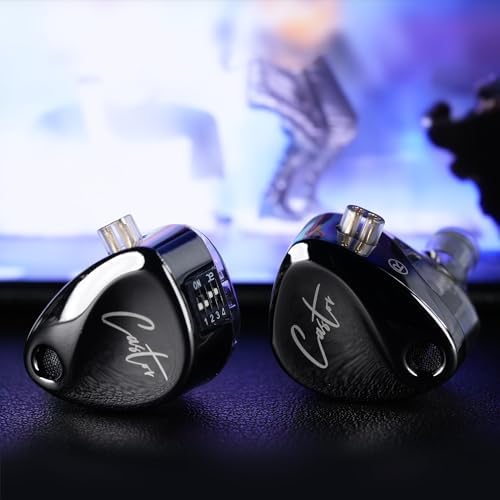 KZ ZSN Pro Hybrid In-Ear Earbud Headphones – High-Fidelity Audio with Dynamic Driver & Balanced Armature, Stylish Metal Faceplate, Detachable Cable for Custom Connectivity – Perfect for i Phone & Android Use, Ideal for Fitness & Everyday Listening (Blue, No Mic)