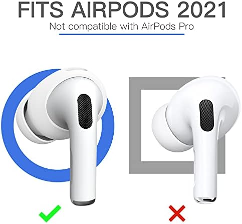 Damon Light Air Pods 3 Silicone Ear Tips – Secure Grip Covers for Enhanced Comfort and Sound Quality – Patent-Registered Design for Apple Air Pods 3 rd Generation (Black) – Ideal for Fitness and Everyday Use – Noise Reduction Earbud Accessories
