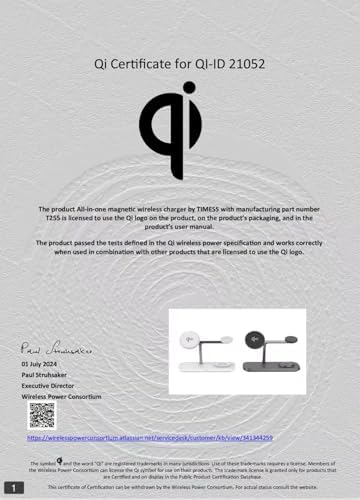 3-in-1 Wireless Charging Station for i Phone 16/15/14/13, Apple Watch & Air Pods – Fast Charging Stand with Adjustable Viewing Angle in Sleek White – Ultimate Convenience for Your Workspace or Nightstand