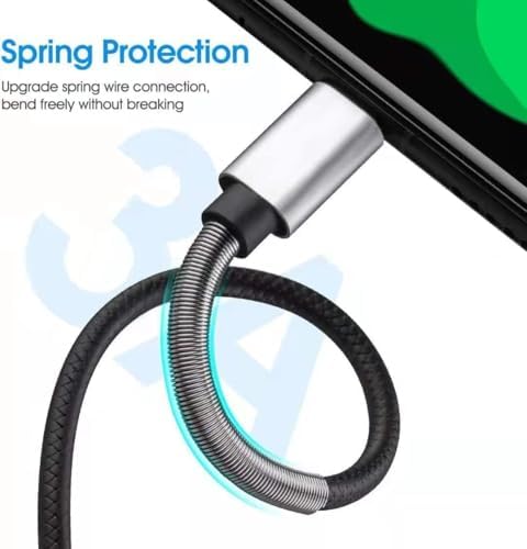 Cyven Premium 3 ft USB Type C Cable Duo Pack – Fast Charge & Data Transfer Cord, Durable TPE Construction, Compatible with Samsung Galaxy A Series, LG V Series, and More – Stylish Pink Design for Enhanced Performance and Versatility
