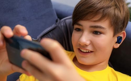 Sonic The Hedgehog Kids Wireless Bluetooth Earbuds with Microphone – Ultimate Audio Adventure for Young Gamers – Lightweight, Durable Design with Compact Charging Case for School, Travel, and Home Use – Effortless Connectivity and Enhanced Device Compatibility for Endless Fun