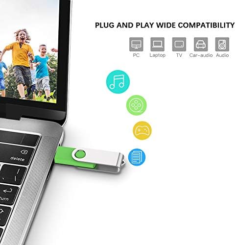KEXIN 64 GB USB Flash Drive Pack – 10 Durable USB 2.0 Thumb Drives for Effortless Data Storage and Transfer – Perfect for Professionals and Students on the Go
