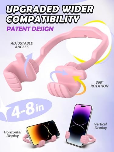 Cell Phone Stand Thumbs Up Lazy Phone Stand – Phone Holder 2025 College Graduation Gifts for Her Him Cellphone iPhone Stand for Desk Birthday Gifts for Teens Girls Boys Adults Women Men Wife – Enhanced Compatibility and Speed