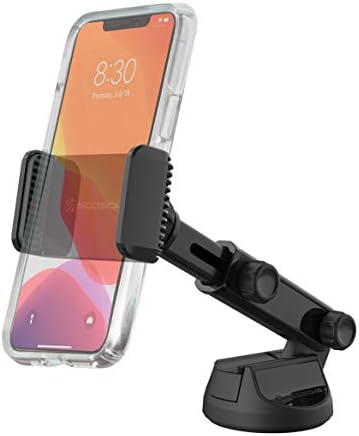 Scosche HDVM 3-in-1 Universal Cell Phone Mount: Versatile Suction Cup Holder for Windshield, Dashboard, and Vent – Compatible with i Phone 16/15/14/13/12 & Smartphones Up to 3.5 Inches – Enhanced Stability for Safe Hands-Free Use