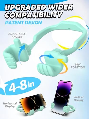 Cell Phone Holder Thumbs Up Lazy Phone Stand: 3 Pack Graduation Gifts for Teen Boys Him Kids 2025 Phone Stand for Desk Back to School Supplies Gifts for Men Birthday Funny Cool Gadgets Stuff Ideas – Enhanced Compatibility and Speed