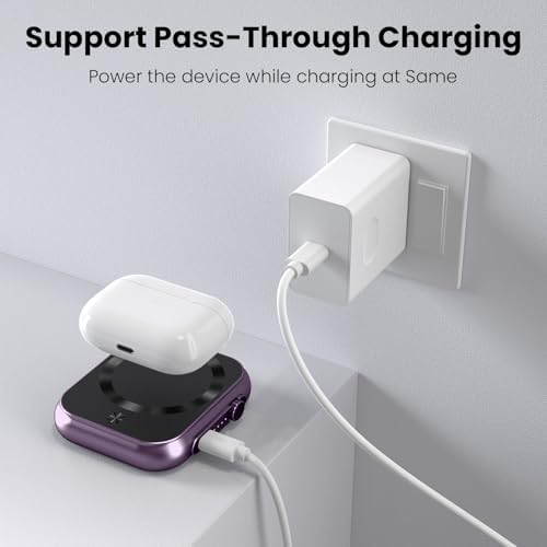 Ultimate 3-in-1 Magnetic Power Bank – 5000 m Ah Wireless Charger for i Phone 16/15/14/13/12, Apple Watch & Air Pods – 22.5 W Fast Charging, Lightweight Portable Battery Pack with LED Status Indicators – Enhanced Compatibility for On-the-Go Power Solutions