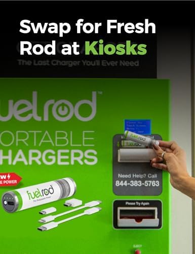 Ultimate USB-C Portable Power Bank Kit with Extra Cables & Adaptors – All-in-One Charging Solution for Tablets & Smartphones with Fast Charging and Convenient SWAP Feature at Kiosk