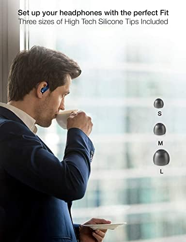 Experience Superior Sound with Waterproof Bluetooth 5.0 Sport Earbuds – 48-Hour Battery Life, Noise Cancelling Technology, and Ergonomic Comfort in Striking Blue – Perfect for Active Lifestyles and Hands-Free Calls – Immerse Yourself in Crystal-Clear Audio During Workouts and Daily Adventures