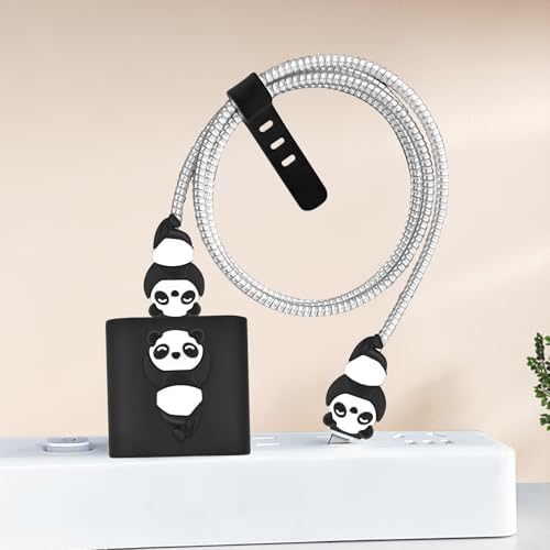 Kawaii Cartoon Cat i Phone Charger Protector – Adorable 3 D DIY Cable Cover for Enhanced Durability & Fast Charging – Compatible with i Phone 11, 12, 13, 14, 15 Pro Max Plus – Whimsical Tech Accessory for Cable Management and Style