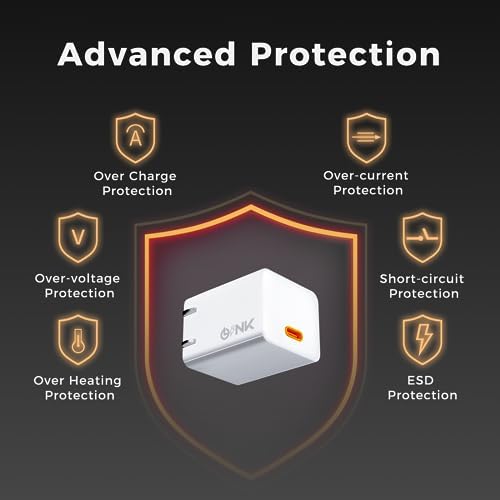 Ultra-Compact 30 W Ga N USB-C Fast Charger – Lightweight Foldable Power Adapter for i Phone 15/14/13 Pro Max, i Pad Pro/Air, Air Pods & Samsung Galaxy – Includes Quick Charge Cable for Ultimate Portability & Efficiency