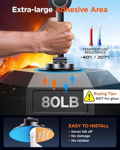 Ultimate Mag Safe Car Phone Holder for Dashboard – 360° Rotatable Magnetic Mount with Strong Adhesive for i Phone & Samsung – Secure, Sturdy Metal Design for Safe Driving and Hands-Free Navigation