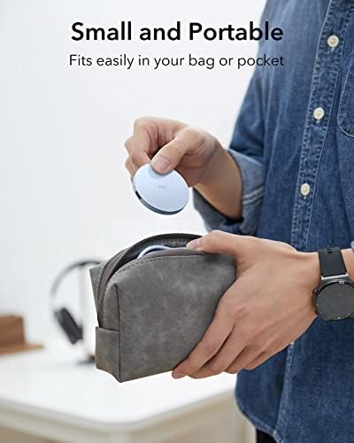 ESR Mag Safe 15 W Wireless Charger – Dual USB-C Charging Pad for i Phone 16 Pro Max, 16 Pro, 16, 16 Plus, 15, 14, 13, 12, and Galaxy S25 – Sleek Desert Titanium Finish – Effortless Magnetic Alignment for Air Pods Pro/3/4 – High-Speed Charging & Enhanced Device Compatibility