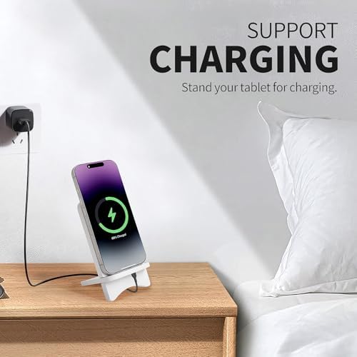 Versatile Solid Wood Phone Stand – Premium Desktop Holder for All Phone Types, Non-Slip Design with Sleek Black Finish, Ideal for Home & Office Use, Enhancing Productivity and Style