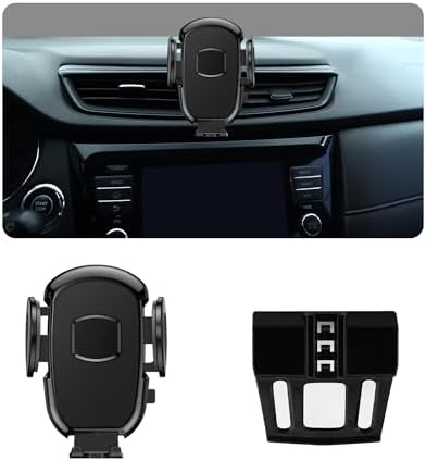 Car Phone Holder Fits for Nissan Rogue 2014-2020 (Not for Rogue Select) /Rogue Sport 2017-2023 /Murano 2015-2023, Car Phone Vent Mount, Fits 4.7-7 inch Phones,360°Rotable, Easy to Install – Enhanced Compatibility and Speed