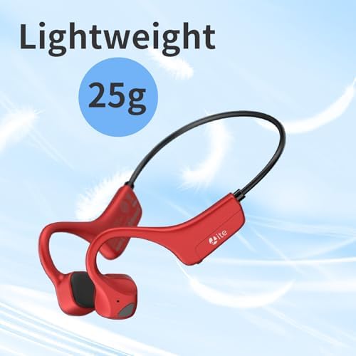 Ultra-Lightweight Bone Conduction Bluetooth Headphones – Waterproof Open-Ear Design for Enhanced Awareness and Comfort – Ideal for Sports, Workouts, and Hands-Free Calls with Crystal Clear Audio – Multi-Device Connectivity and Durable Performance for Active Lifestyles